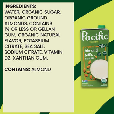 Pacific Foods Original Organic Almond Milk - 32 Fl. Oz. - Image 5