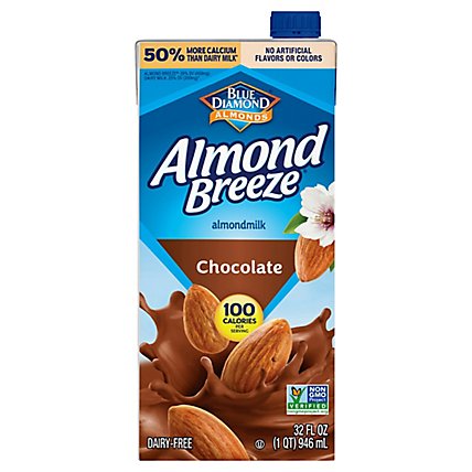 Blue Diamond Almond Breeze Almondmilk Chocolate - 32 Fl. Oz. - Image 1