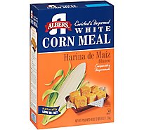 Albers Enriched & Degermed White Corn Meal - 40 Oz