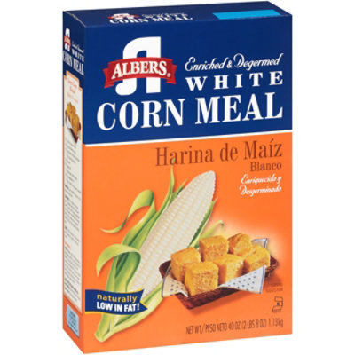Albers Corn Meal Naturally Fat Free White - 40 Oz