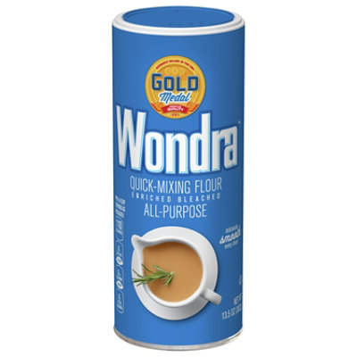 Gold Medal Wondra Flour Quick-Mixing Enriched Bleached All-Purpose - 13.5 Oz