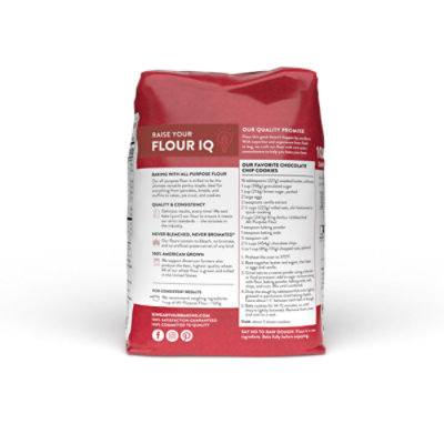 King Arthur Non-GMO Project Verified Certified Kosher No Preservatives All Purpose Unbleached Flour - 5 Lb - Image 2