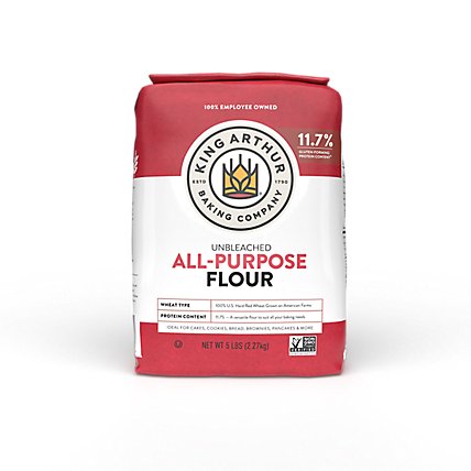 King Arthur Baking Company Unbleached All Purpose Flour - 5 Lb - Image 3