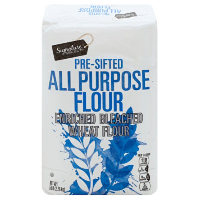 Signature SELECT Flour All Purpose Pre-Sifted Enriched Bleached - 5 Lb - Image 4