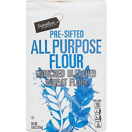 Signature SELECT Flour All Purpose Pre-Sifted Enriched Bleached - 5 Lb - Image 6