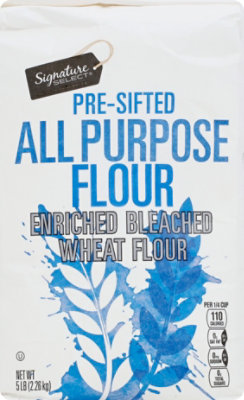 Signature SELECT Flour All Purpose Pre-Sifted Enriched Bleached - 5 Lb - Image 7