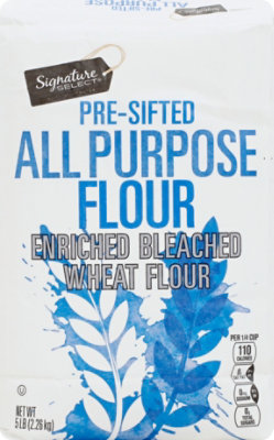 Signature SELECT Flour All Purpose Pre-Sifted Enriched Bleached - 5 Lb - Image 2