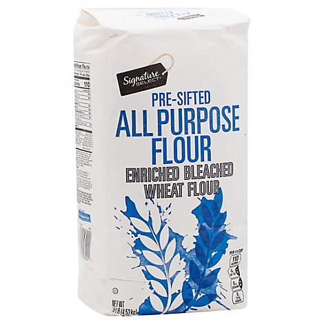 Signature SELECT Flour All Purpose Pre-Sifted Enriched Bleached - 10 Lb