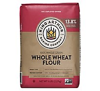 King Arthur Baking Company 100% Whole Grain Whole Wheat Flour - 5 Lb