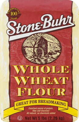 Stone-Buhr Flour Whole Wheat - 5 Lb - Image 2