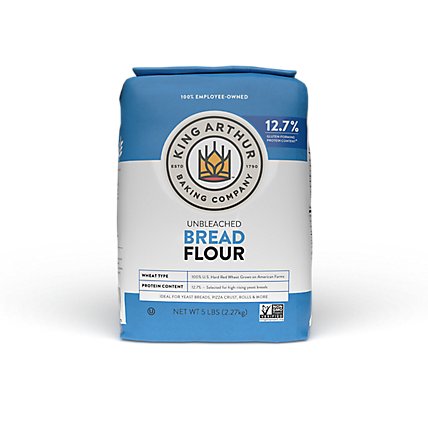 King Arthur Baking Company Unbleached Bread Flour - 5 Lb - Image 3