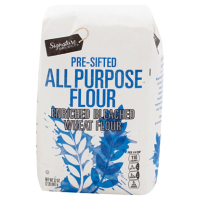 Signature SELECT Flour All Purpose Pre-Sifted Enriched Bleached - 32 Oz - Image 4