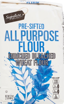 Signature SELECT Flour All Purpose Pre-Sifted Enriched Bleached - 32 Oz - Image 7