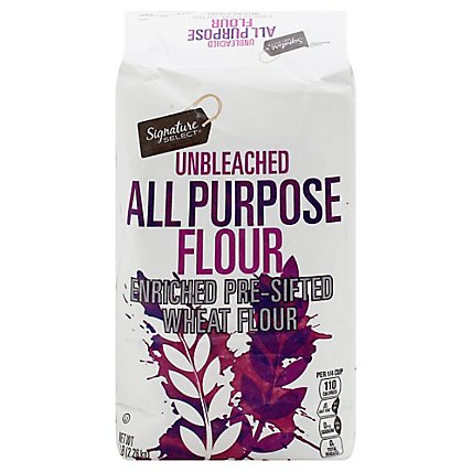 Signature SELECT Flour All Purpose Pre-Sifted Enriched Unbleached - 5 Lb - Image 3