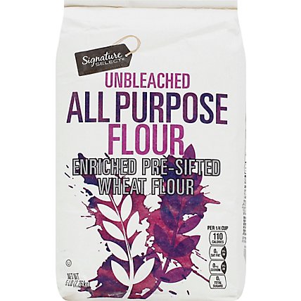 Signature SELECT Flour All Purpose Pre-Sifted Enriched Unbleached - 5 Lb - Image 6