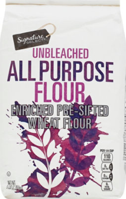 Signature SELECT Flour All Purpose Pre-Sifted Enriched Unbleached - 5 Lb - Image 7