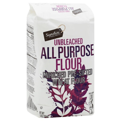 Signature SELECT Flour All Purpose Pre-Sifted Enriched Unbleached - 5 Lb