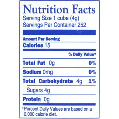 C&H Premium Pure Cane Sugar Cubes 252 Count - 2 Lb - Image 3