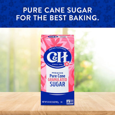 C&H Premium Pure Cane Granulated Sugar - 2 Lb - Image 2