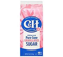 C&H Sugar Granulated Gable Top - 4 Lb