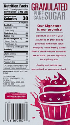 Signature SELECT Granulated Fine Sugar - 32 Oz - Image 4