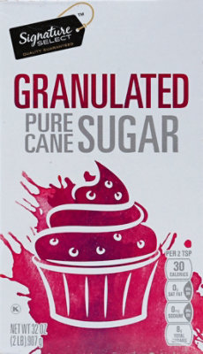 Signature SELECT Granulated Fine Sugar - 32 Oz - Image 2