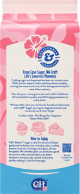 C&H Pure Cane Ultrafine Granulated Baker's Sugar Carton - 4 Lb - Image 3