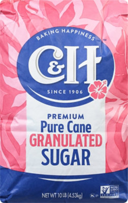 C&H Premium Pure Cane Granulated Sugar - 10 Lb - Image 1