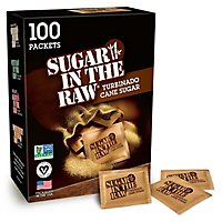Sugar In The Raw Sugar 100% Natural Turbinado Cane Sugar Packets - 100 Count - Image 2