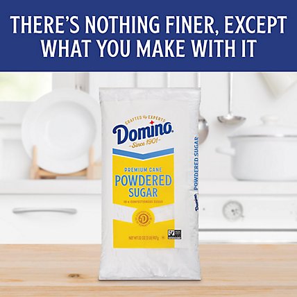 Domino Premium Cane Powdered Sugar Bag - 2 LB - Image 2
