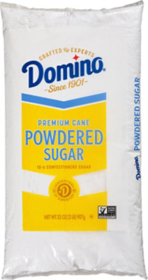 Domino Premium Cane Powdered Sugar Bag - 2 LB - Image 1