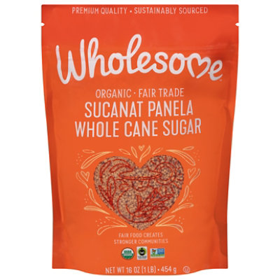 Wholesome Sweeteners Organic Sucanat Sugar Cane Granulated - 16 Oz - Image 3