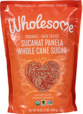 Wholesome Sweeteners Organic Sucanat Sugar Cane Granulated - 16 Oz - Image 2