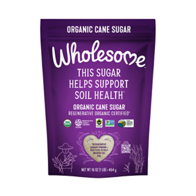 Wholesome Organic Cane Sugar Pouch - 16 Oz