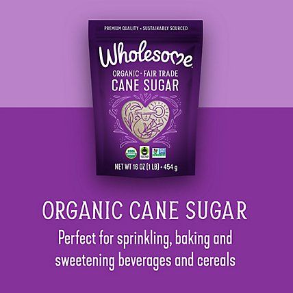 Wholesome Organic Cane Sugar Pouch - 16 Oz - Image 1