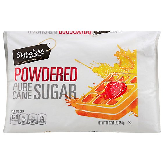 Signature SELECT Sugar Powdered Sugar Confectioners - 16 Oz