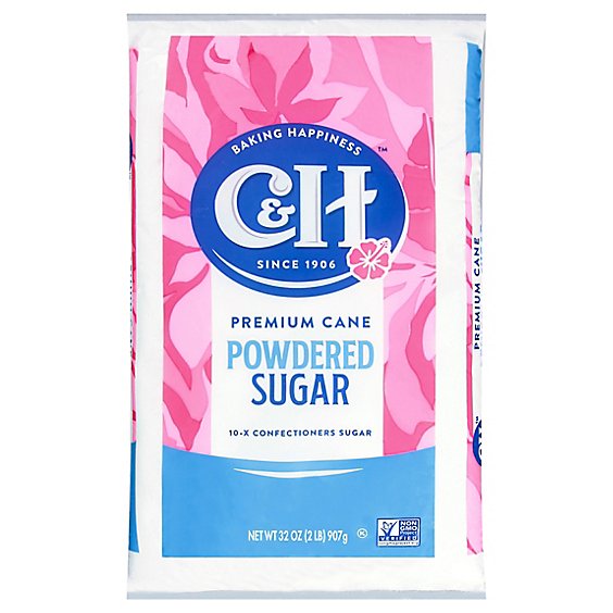 C&H Premium Cane Powdered Sugar - 2 LB
