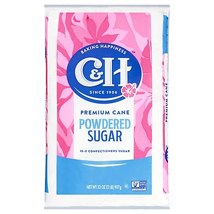 C&H Premium Cane Powdered Sugar - 2 LB - Image 1