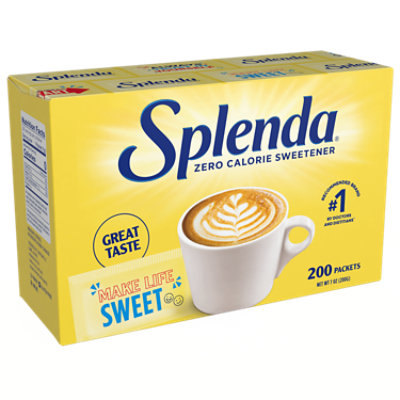 Splenda Sweetener No Calories Taste Like Sugar Packets - 200 Count - Image 2