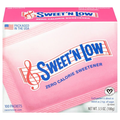 Sweet N Low Sweetener Packets Zero Calorie - 100 Count - Image 3