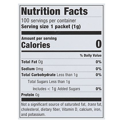 Sweet N Low Sweetener Packets Zero Calorie - 100 Count - Image 4