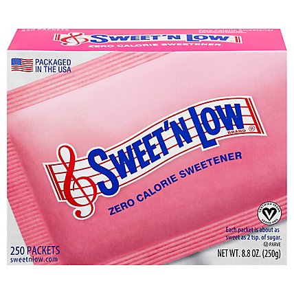 Sweet N Low Sweetener Packets Zero Calorie - 250 Count - Image 3