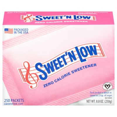 Sweet N Low Sweetener Packets Zero Calorie - 250 Count - Image 2