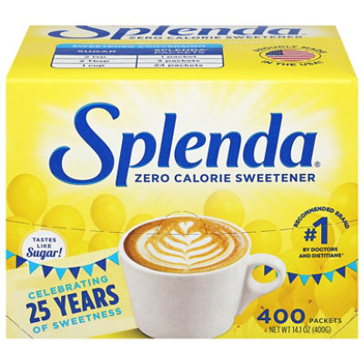 Splenda Sweetener No Calories Taste Like Sugar Packets - 400 Count - Image 3