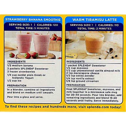 Splenda Sweetener No Calories Taste Like Sugar Packets - 400 Count - Image 6