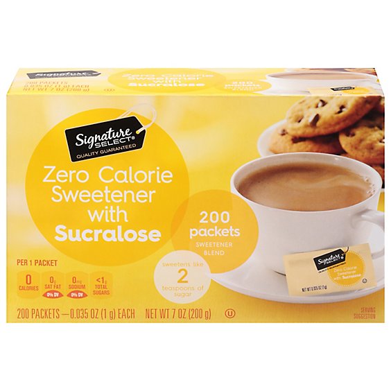 Signature SELECT Sweetener Sucralose Packets - 200 Count