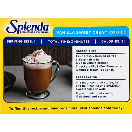 Splenda Sweetener No Calories Taste Like Sugar Packets - 100 Count - Image 6