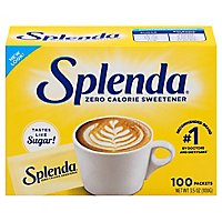 Splenda Sweetener No Calories Taste Like Sugar Packets - 100 Count - Image 2