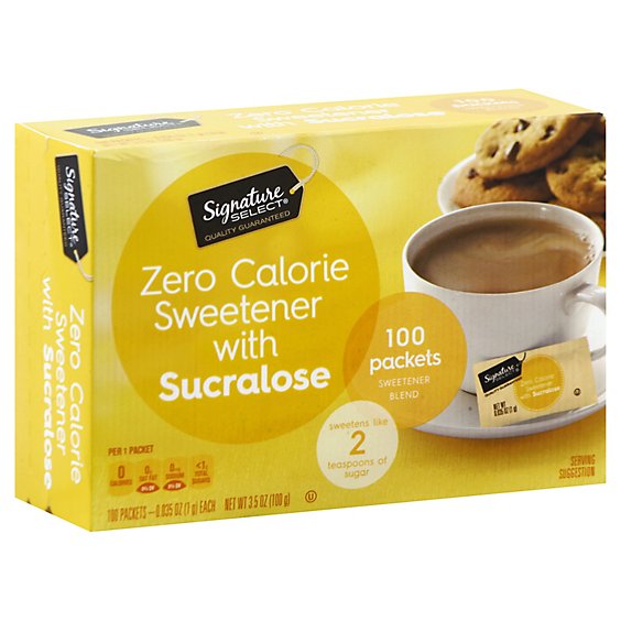 Signature SELECT Sweetener Sucralose Packets - 100 Count