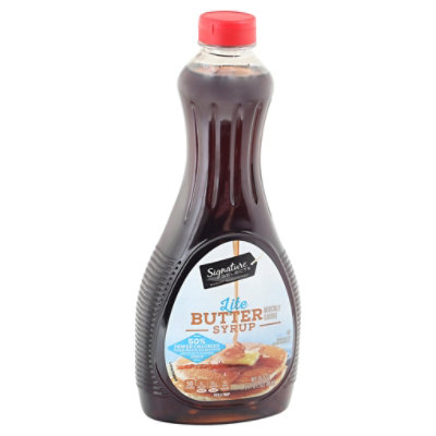 Signature SELECT Syrup Butter Flavored Lite - 24 Fl. Oz.